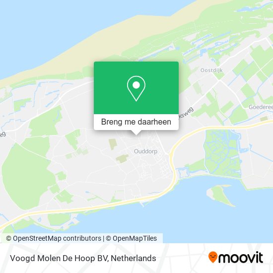 Voogd Molen De Hoop BV kaart
