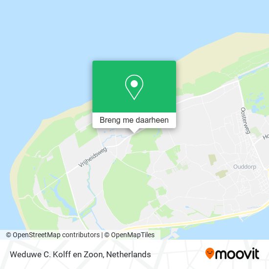 Weduwe C. Kolff en Zoon kaart