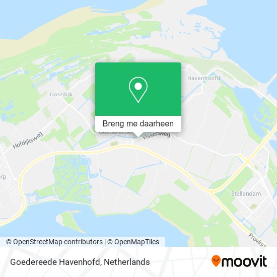 Goedereede Havenhofd kaart
