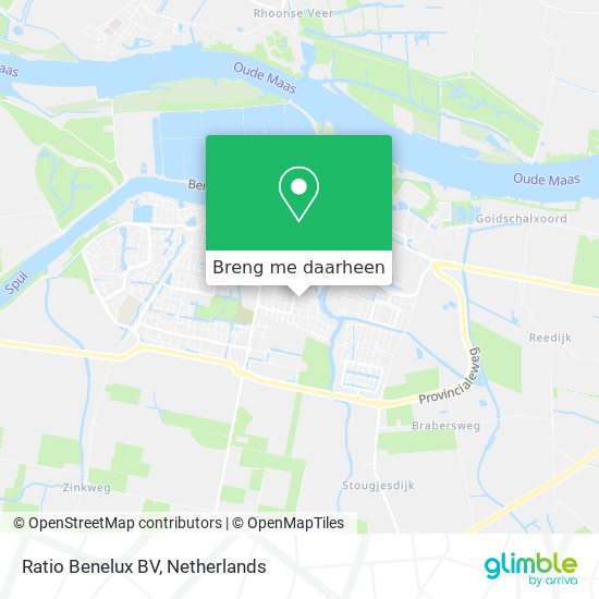 Ratio Benelux BV kaart