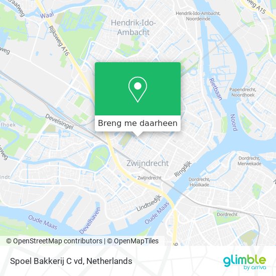 Spoel Bakkerij C vd kaart