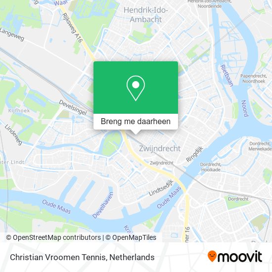 Christian Vroomen Tennis kaart