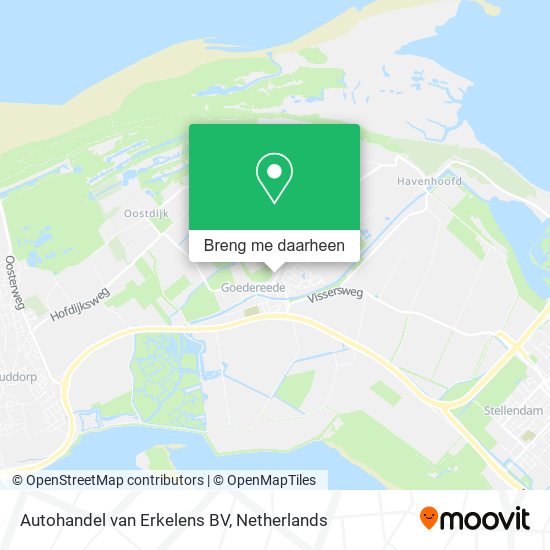 Autohandel van Erkelens BV kaart