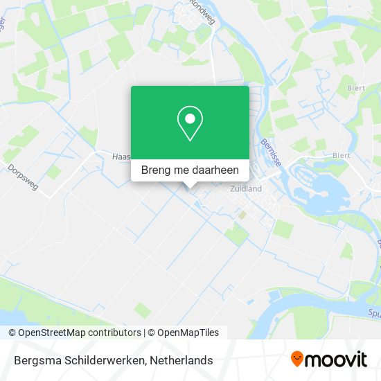 Bergsma Schilderwerken kaart