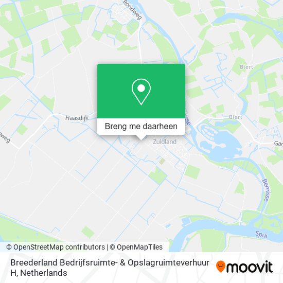 Breederland Bedrijfsruimte- & Opslagruimteverhuur H kaart