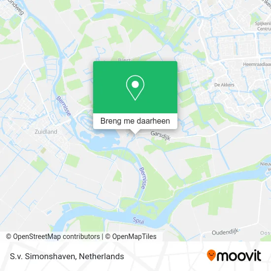 S.v. Simonshaven kaart