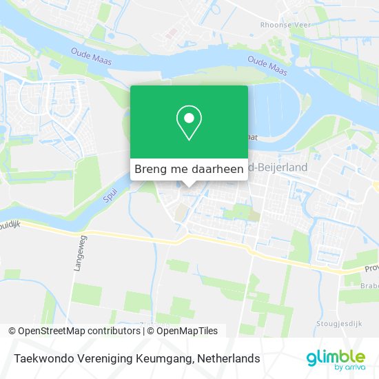 Taekwondo Vereniging Keumgang kaart