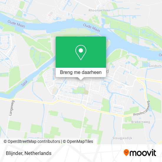 Blijnder kaart