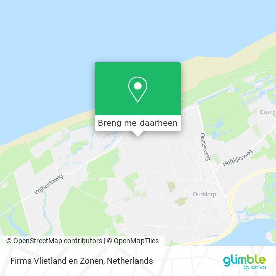 Firma Vlietland en Zonen kaart