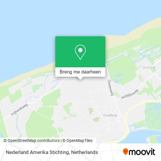 Nederland Amerika Stichting kaart