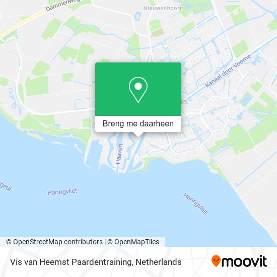 Vis van Heemst Paardentraining kaart