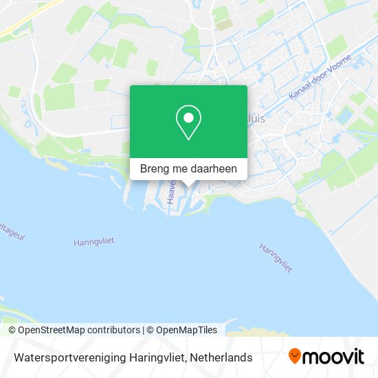 Watersportvereniging Haringvliet kaart