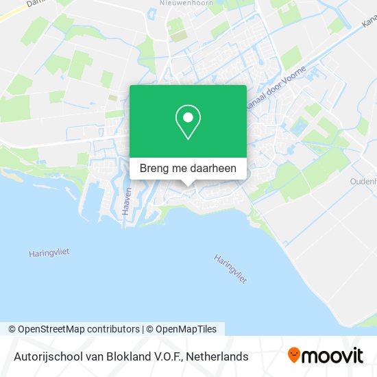 Autorijschool van Blokland V.O.F. kaart
