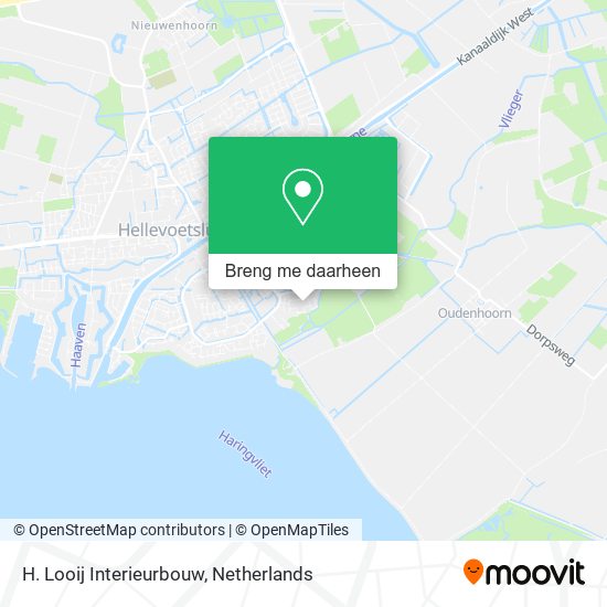 H. Looij Interieurbouw kaart