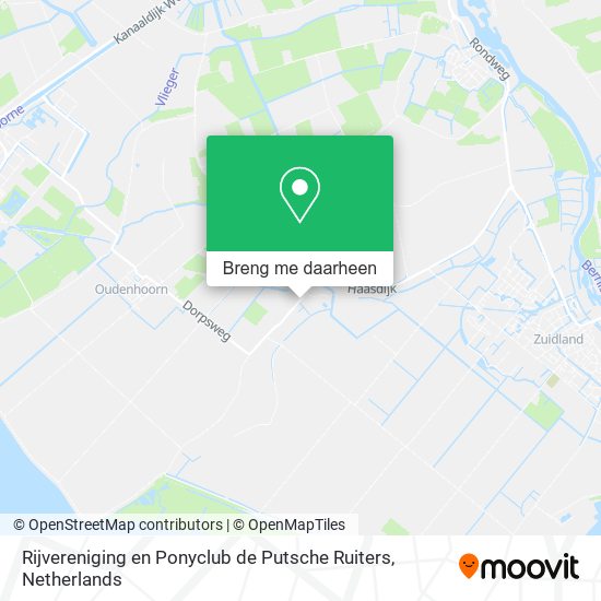 Rijvereniging en Ponyclub de Putsche Ruiters kaart