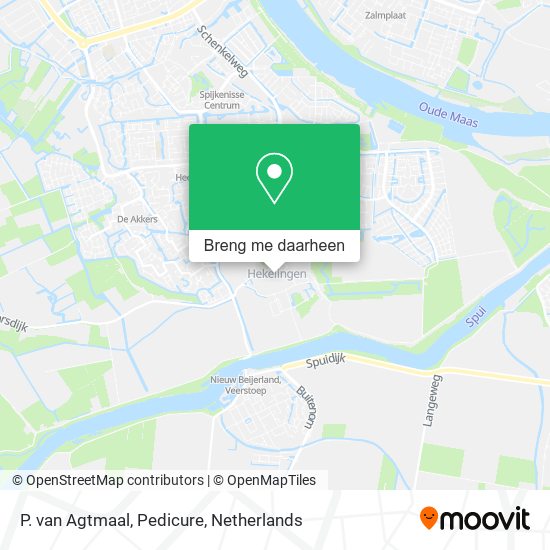 P. van Agtmaal, Pedicure kaart