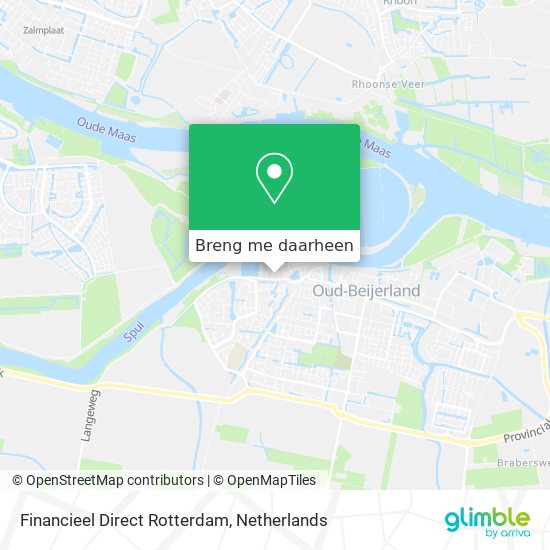 Financieel Direct Rotterdam kaart