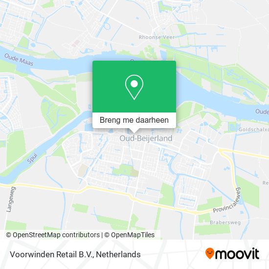 Voorwinden Retail B.V. kaart