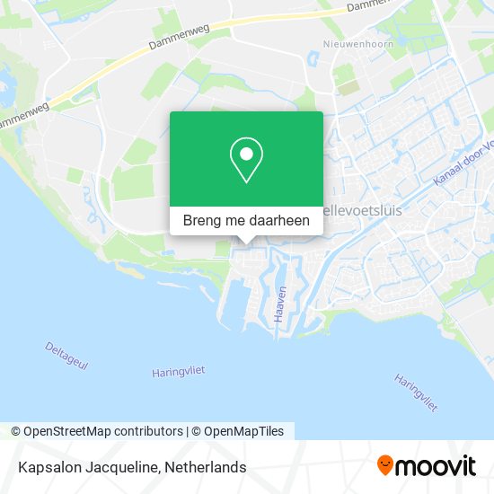 Kapsalon Jacqueline kaart