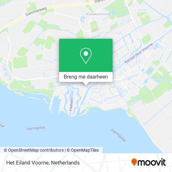 Het Eiland Voorne kaart