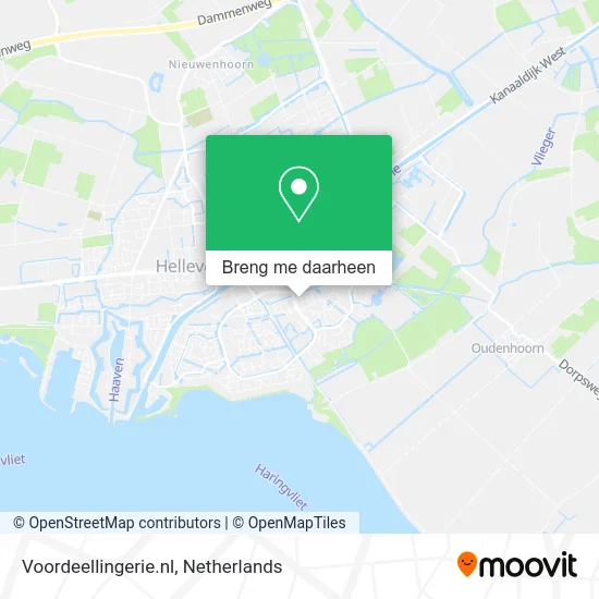 Voordeellingerie.nl kaart
