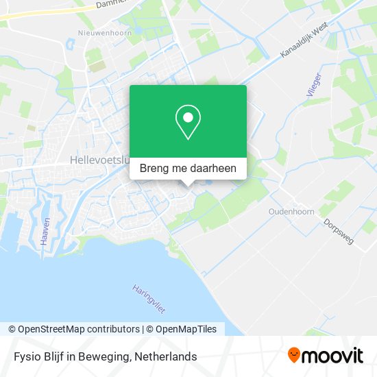 Fysio Blijf in Beweging kaart