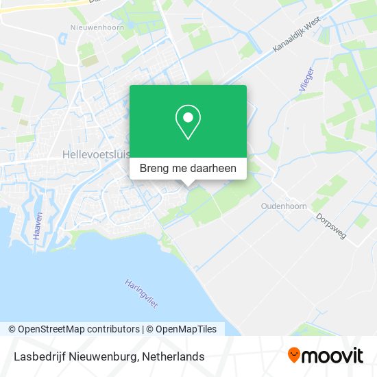 Lasbedrijf Nieuwenburg kaart