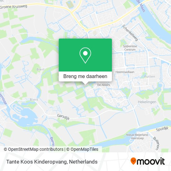 Tante Koos Kinderopvang kaart