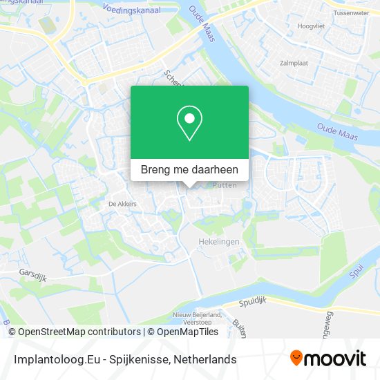 Implantoloog.Eu - Spijkenisse kaart