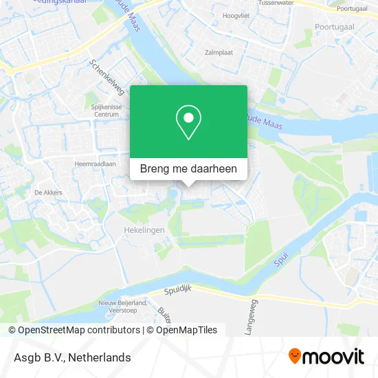 Asgb B.V. kaart