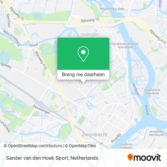Sander van den Hoek Sport kaart