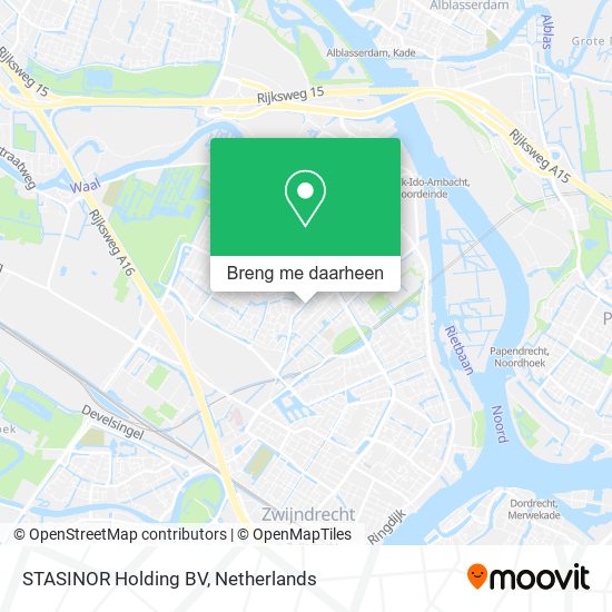 STASINOR Holding BV kaart