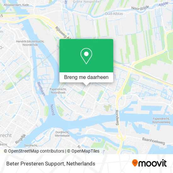 Beter Presteren Support kaart