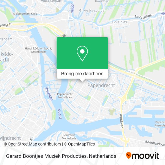 Gerard Boontjes Muziek Producties kaart