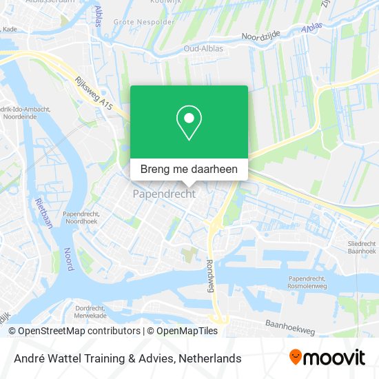 André Wattel Training & Advies kaart