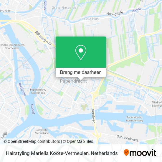 Hairstyling Mariella Koote-Vermeulen kaart