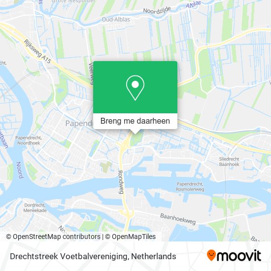 Drechtstreek Voetbalvereniging kaart