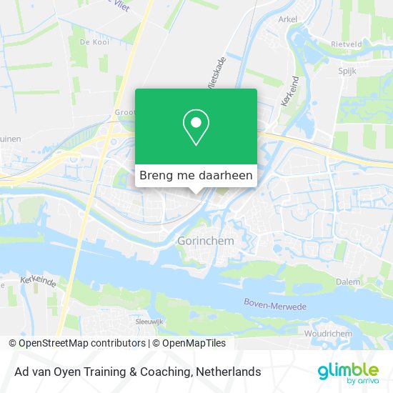 Ad van Oyen Training & Coaching kaart