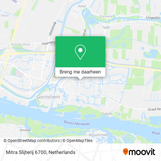 Mitra Slijterij 6700 kaart