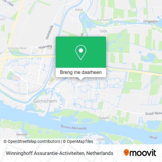 Winninghoff Assurantie-Activiteiten kaart