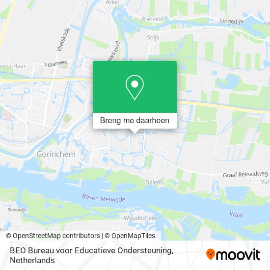 BEO Bureau voor Educatieve Ondersteuning kaart