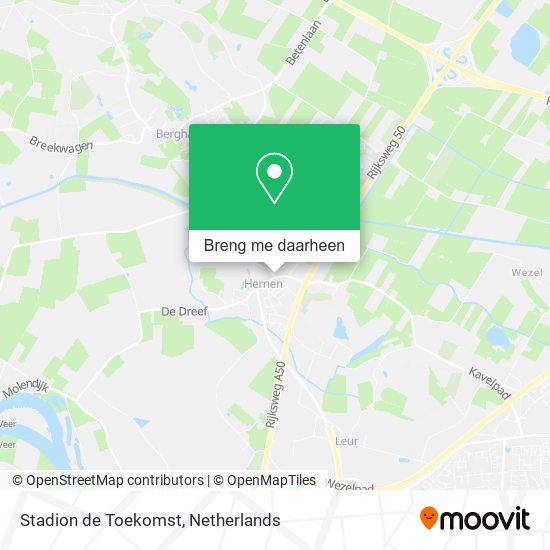 Stadion de Toekomst kaart