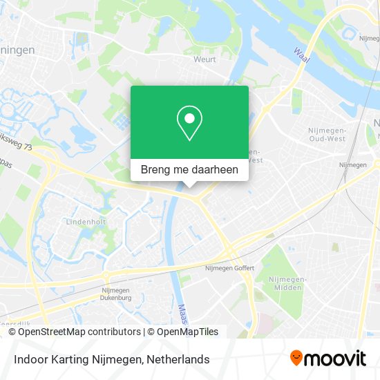 Indoor Karting Nijmegen kaart