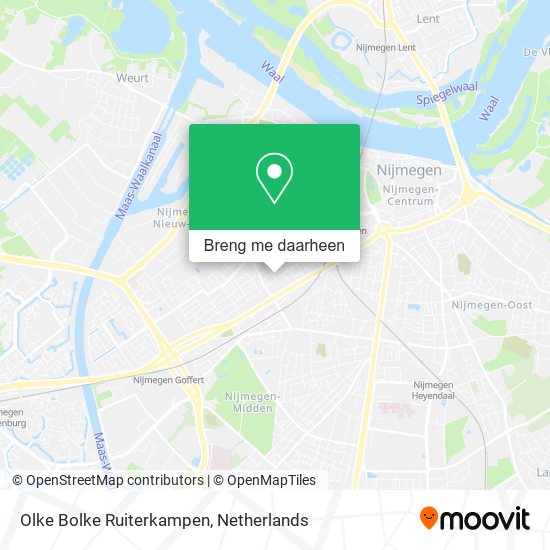 Olke Bolke Ruiterkampen kaart