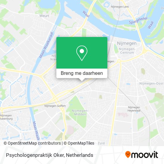 Psychologenpraktijk Oker kaart