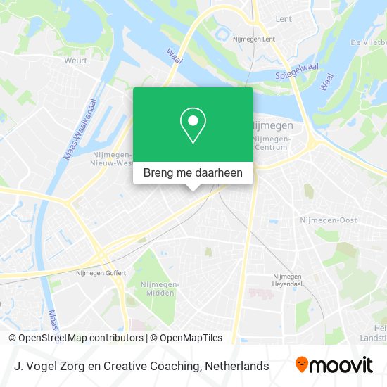 J. Vogel Zorg en Creative Coaching kaart