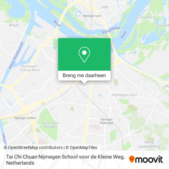 Tai Chi Chuan Nijmegen School voor de Kleine Weg kaart