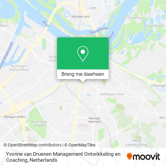 Yvonne van Druenen Management Ontwikkeling en Coaching kaart