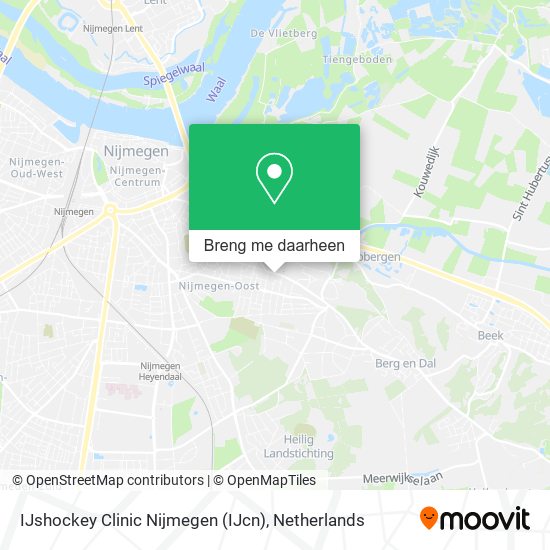 IJshockey Clinic Nijmegen (IJcn) kaart