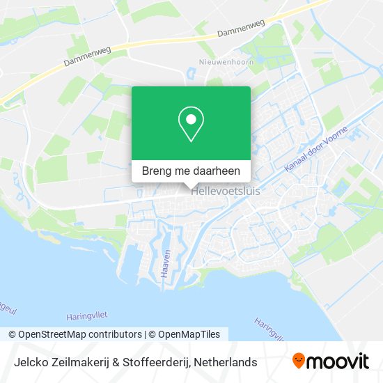 Jelcko Zeilmakerij & Stoffeerderij kaart